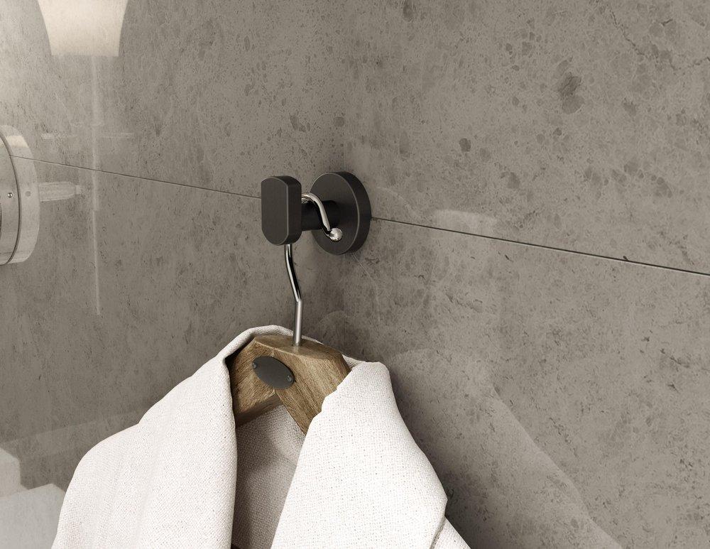 Symmons Industries Satin Nickel Wall Mount 4 Piece Accessory Set 