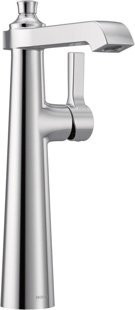 Moen Chrome Single Handle Monoblock Bathroom Sink Faucet Lever Handle 