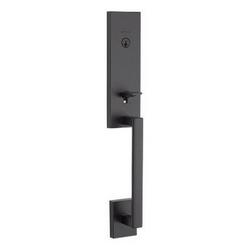 Deadbolt Handle Set in Matte Black