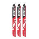 Milwaukee&reg; Red 9 x 2 in. Reciprocating Saw (Pack of 3) 