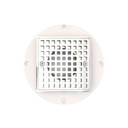 2 in. Hub Plastic Chrome Shower Drain