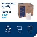 Paper Hand Towel Roll, 1-Ply 450 ft, White, H71 System (Case of 12) 