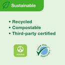 Paper Hand Towel Roll, 1-Ply 450 ft, White, H71 System (Case of 12) 