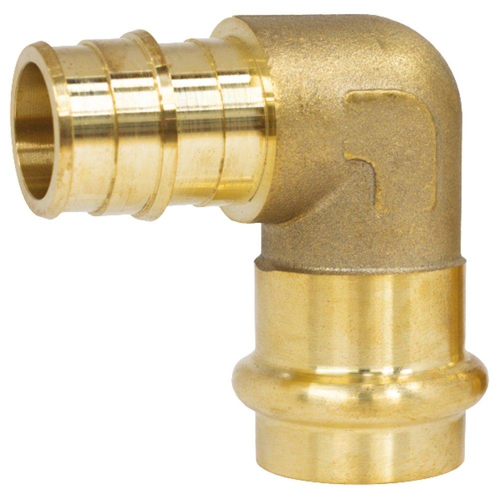 Webstone a brand of NIBCO Press x F1807 Global Brass 90 Degree Transition Elbow 