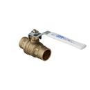 3/4 in Forged Bronze Full Port Sweat 600# Ball Valve