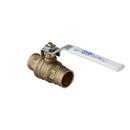 3/4 in. Forged Bronze Full Port Sweat Ball Valve