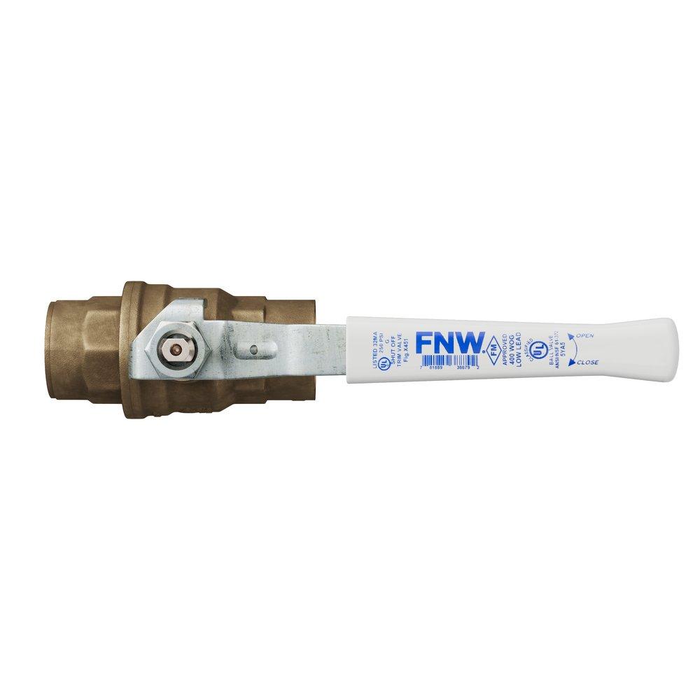 FNW&reg; LF Forged Bronze Full Port Sweat 600# Ball Valve 