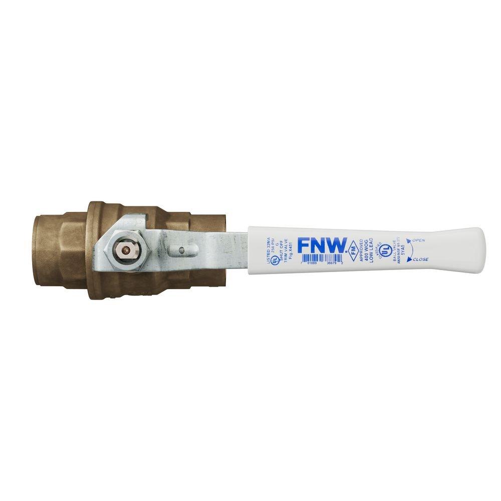 FNW&reg; Forged Bronze Full Port Sweat 600# Ball Valve 