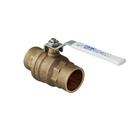 1-1/2 in Forged Bronze Full Port Sweat x Sweat  600# Ball Valve