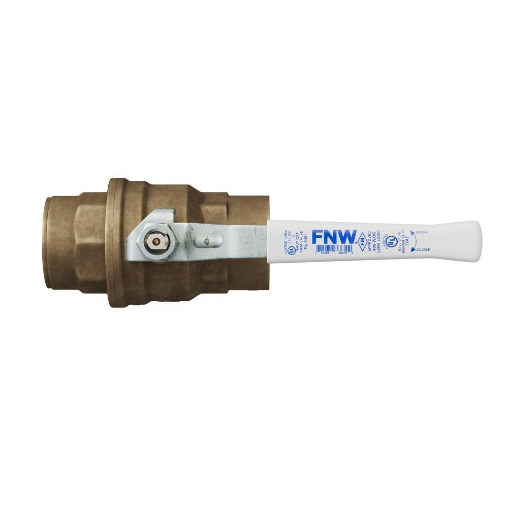 FNW&reg; Forged Bronze Full Port Sweat 600# Ball Valve 
