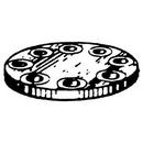 1/2 in. 150# SS 304L RF Blind Flange Stainless Steel Raised Face