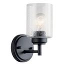 Kichler Lighting Black 75W 1-Light 9-1/4 in. Wall Sconce 