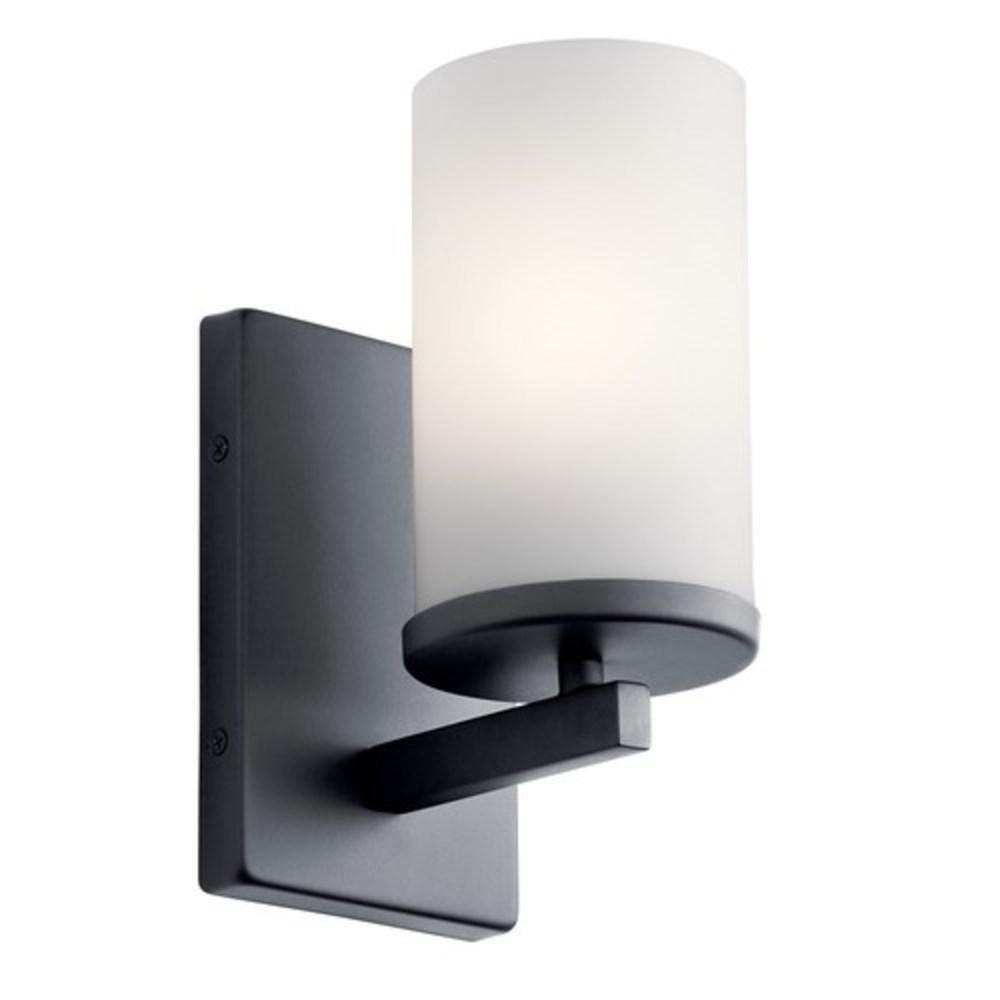 Kichler Lighting Black 100W 1-Light 9-1/4 in. Wall Sconce 