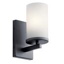 Kichler Lighting Black 100W 1-Light 9-1/4 in. Wall Sconce 