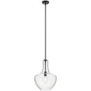Kichler Lighting Black 100W 1-Light Medium E-26 Pendant Light 