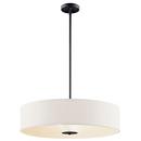 Kichler Lighting Black 150W 1-Tier 3-Light Medium E-26 Incandescent Pendant Light 