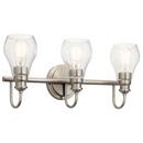 Kichler Lighting Brushed Nickel 100W 3-Light Medium E-26 Vanity Fixture 