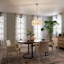 Kichler Lighting Classic Gold 75W 1-Tier 4-Light Medium E-26 Incandescent Pendant Light 