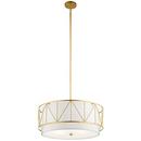 Kichler Lighting Classic Gold 75W 1-Tier 4-Light Medium E-26 Incandescent Pendant Light 