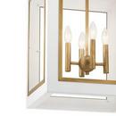 Kichler Lighting White 60W 4-Light Candelabra E-12 Foyer Lighting 
