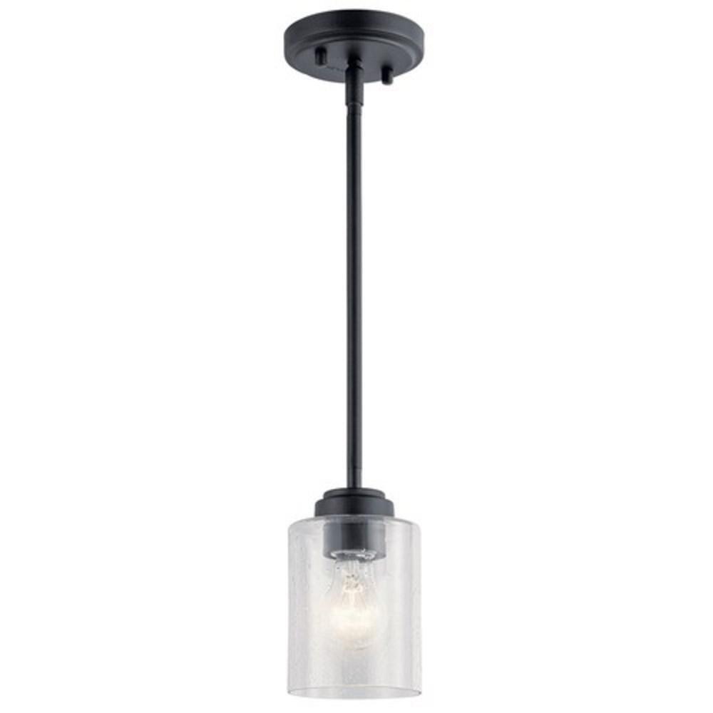 Kichler Lighting Black 75W 1-Light Medium E-26 Pendant Light 