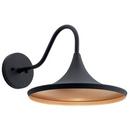 LED 12 INCH TEXTURED BLACK OUTDOOR WALL LIGHT 