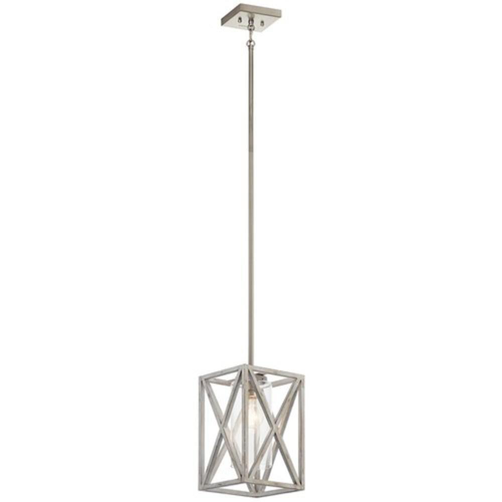 Kichler Lighting Distressed Antique White 75W 1-Light Medium E-26 Incandescent Pendant Light 
