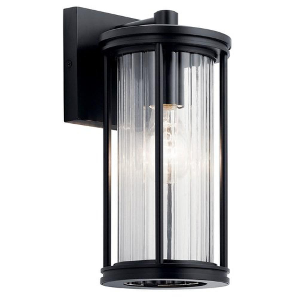 Kichler Lighting Black 75W 1-Light 11-1/2 in. Outdoor Wall Sconce 