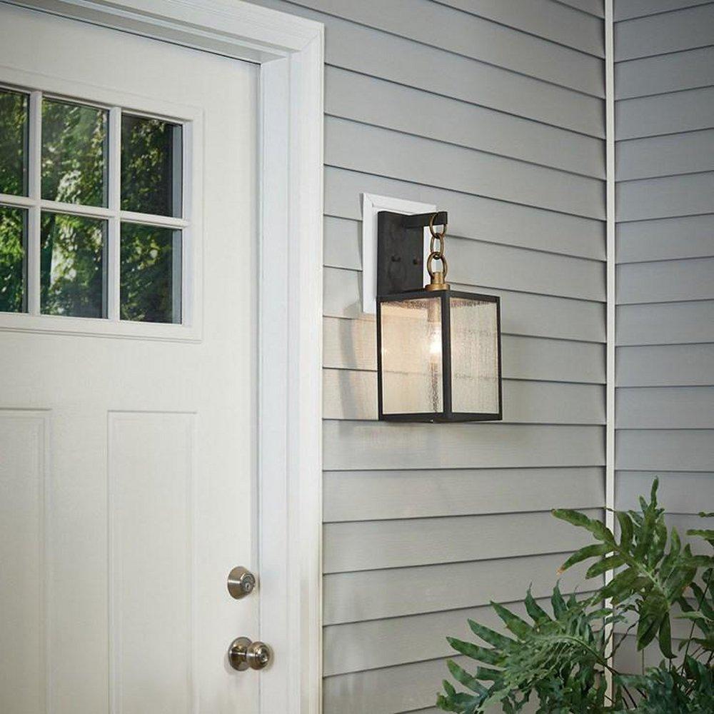 Kichler Lighting Weathered Zinc 100W 1-Light 16-3/4 in. Outdoor Wall Sconce 