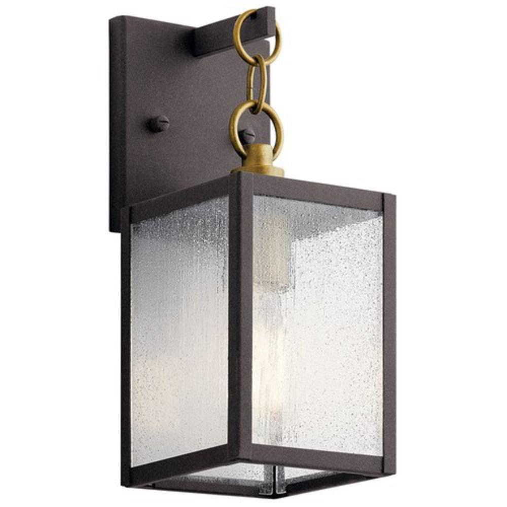 Kichler Lighting Weathered Zinc 100W 1-Light 16-3/4 in. Outdoor Wall Sconce 