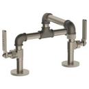 Watermark Designs Gunmetal Two Handle Widespread Bathroom Sink Faucet 