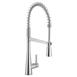 Single Handle Pull Down Kitchen Faucet in Chrome