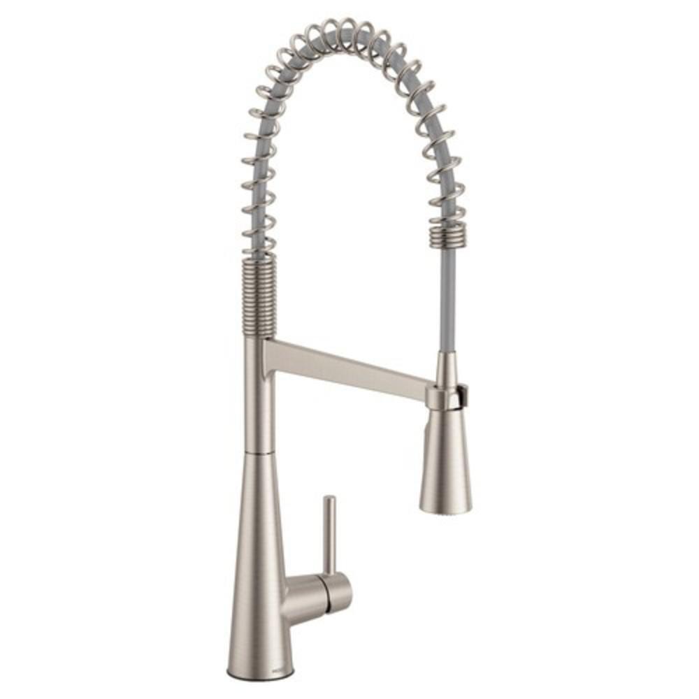 Moen Spot Resist&trade; Stainless Single Handle Pull Down Kitchen Faucet 