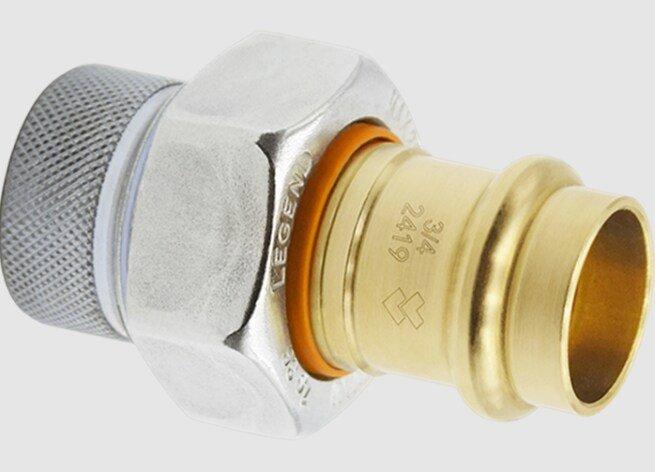 Legend Valve & Fitting FNPT x Press Galvanized Forged Carbon Steel Dielectric Union 