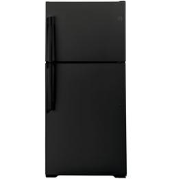 21.9 cu. ft. Top Mount Freezer Refrigerator in Black