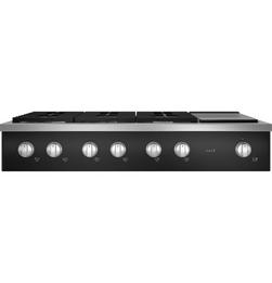 6-Burner 21000 BTU Sealed Cooktop in Matte Black