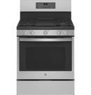 GE&reg; Fingerprint Resistant Stainless Steel 30 in. Gas 5-Burner Sealed Freestanding Range 