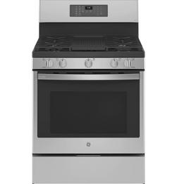 30 in. Gas 5-Burner Sealed Freestanding Range in Fingerprint Resistant Stainless Steel