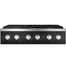 Cafe&trade; Matte Black 6-Burner 21000 BTU Sealed Cooktop 