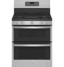 GE&reg; Stainless Steel 30 in. Gas 5-Burner Sealed Freestanding Range 