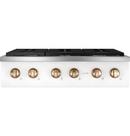 Cafe&trade; Matte White 6-Burner 21000 BTU Sealed Cooktop 
