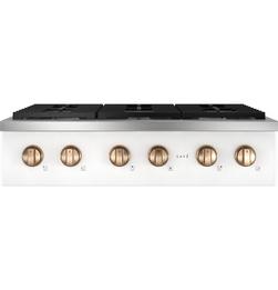 6-Burner 21000 BTU Sealed Cooktop in Matte White