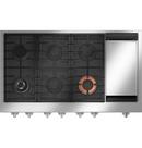 Cafe&trade; Stainless Steel/Brushed Stainless 6-Burner 6-Element 18000 BTU Sealed Cooktop 