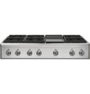 Cafe&trade; Stainless Steel/Brushed Stainless 6-Burner 6-Element 18000 BTU Sealed Cooktop 