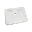14-15/16 in. Undermount Rectangular Vitreous China Bathroom Sink in Cotton