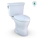 1.28 gpf Elongated Wall Mount Two Piece Toilet in Cotton