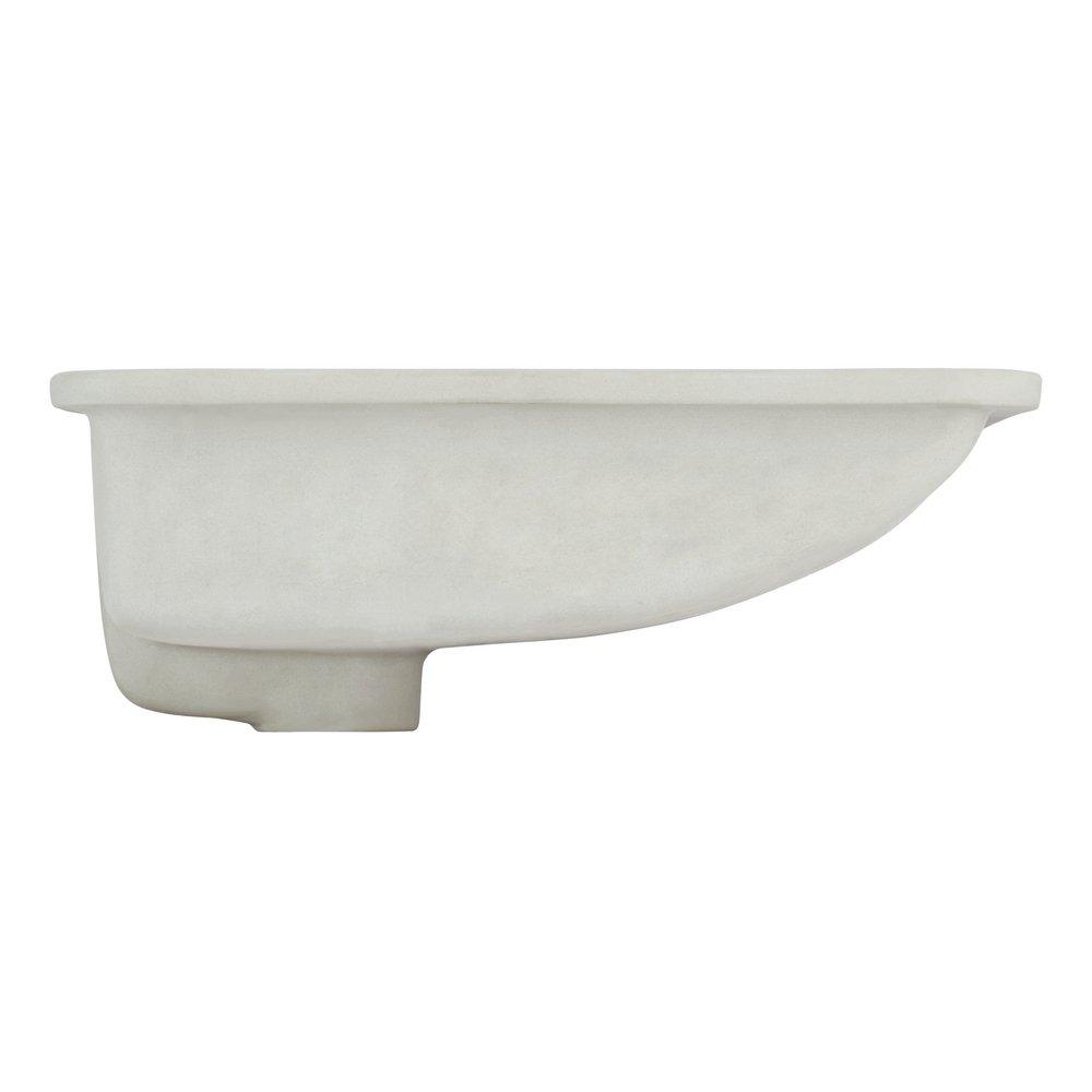 Signature Hardware White Undermount Bathroom Sink 