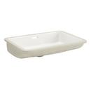 20-3/8 in. Undermount Rectangular Vitreous China Bathroom Sink in White