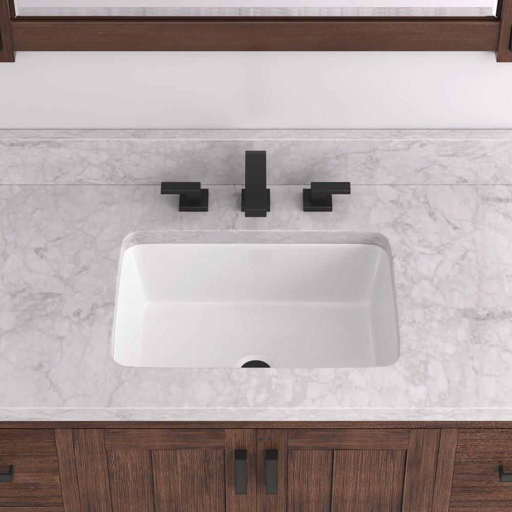 Signature Hardware White Undermount Bathroom Sink 