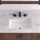 Signature Hardware White Undermount Bathroom Sink 